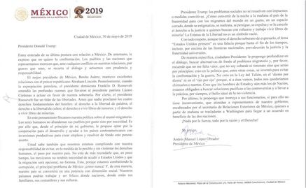 Problemas no se resuelven con impuestos; no soy un cobarde: AMLO a Trump 