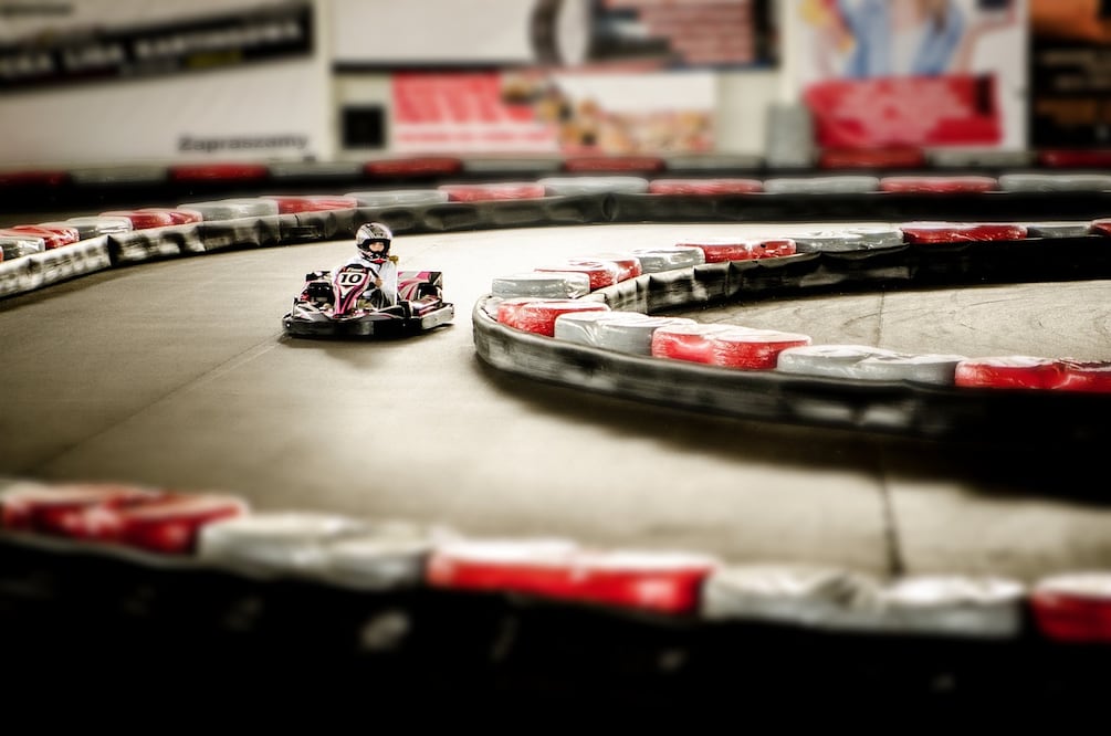 Practica karting en estas pistas profesionales. Foto: Pixabay