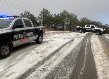 Se registran las primeras nevadas de la temporada invernal en Sonora; se esperan temperaturas de -10°C