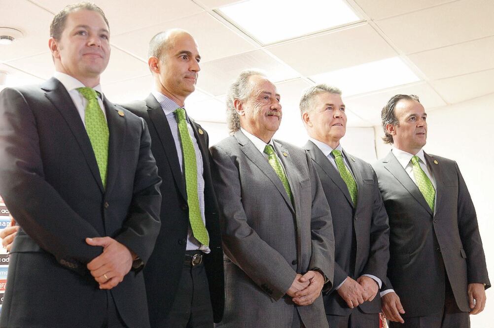 Santiago Baños, Guillermo Cantú, Decio de María y Héctor González Iñárritu estarán al frente de la Femexfut (JUAN CARLOS REYES. EL UNIVERSAL)
