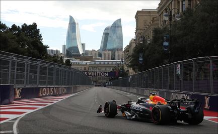 F1: Max Verstappen firma la 'pole' en el caos de Azerbaiyán, donde Sainz sale segundo