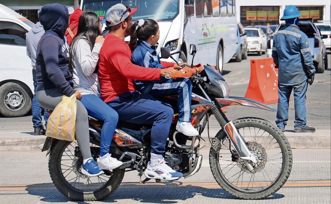 Ocurren hasta 10 casos de accidentes en moto, donde un menor de edad viajaba sin medidas de seguridad, señaló Daniel Sibaja. Foto: Archivo / EL UNIVERSAL