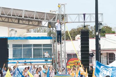 “Desde lo alto va mi compromiso a ganar”