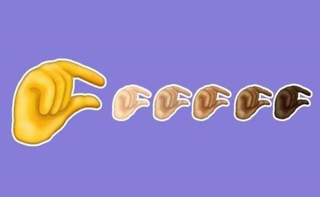 El nuevo emoji de mano que pellizca causa polémica al tener doble connotación / Foto: WhatsApp