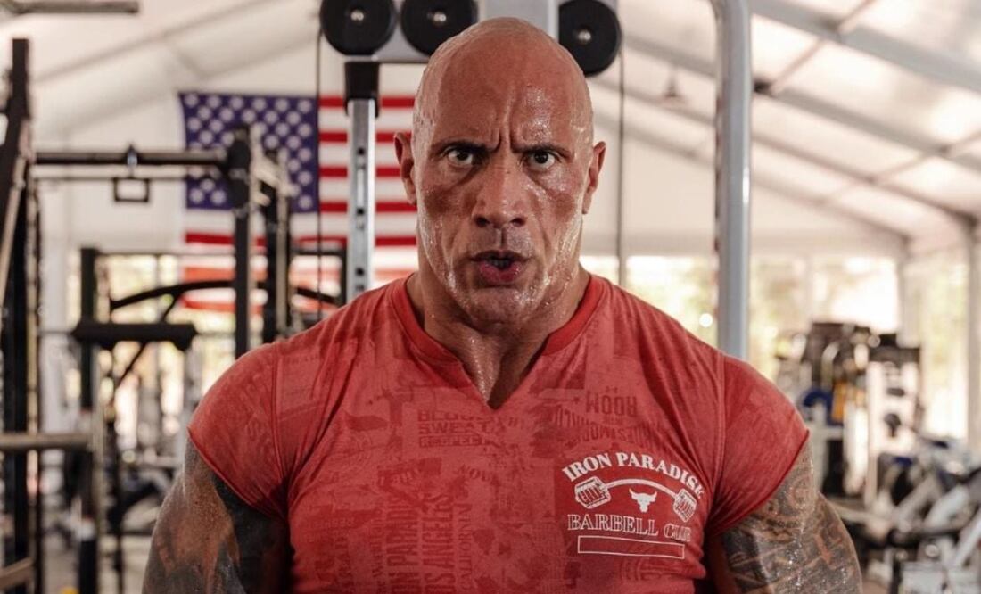 Dwayne Johnson es "La Roca". Fuente: Instagram @therock