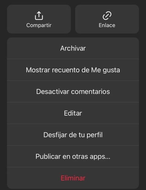 Cómo fijar en Instagram una publicación 