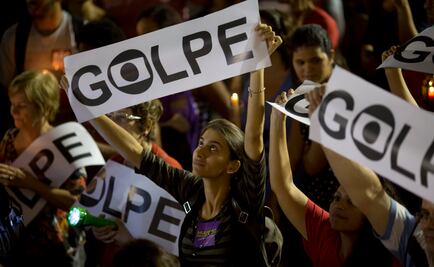 Protestan por proceso contra Dilma Rousseff 