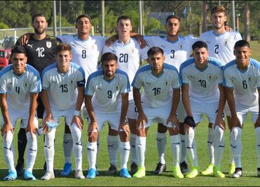 Federico Viñas tuvo actividad con la selección preolímpica de Uruguay