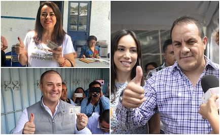 Así votaron los candidatos a gobernador de Morelos