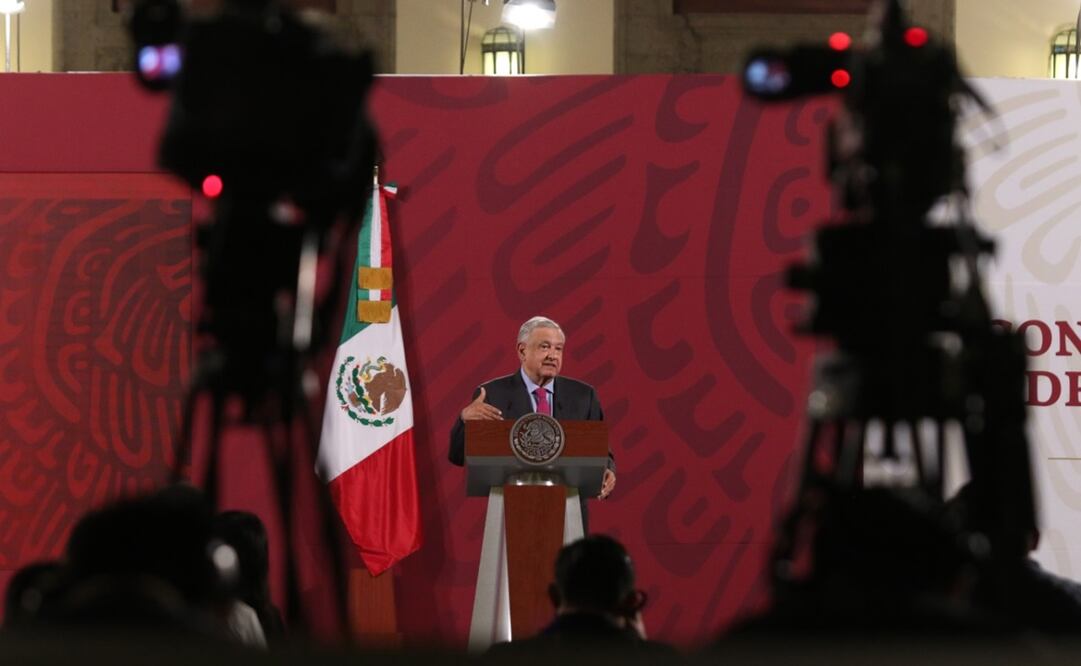 El presidente Andrés Manuel López Obrador durante la conferencia matutina del 24 de septiembre. Foto: 