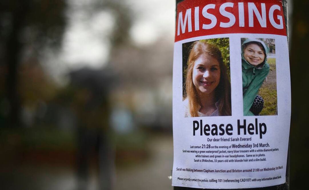 Sarah Everard, de 33 años, desapareció en Londres el pasado 3 de marzo cuando caminaba hacia su casa. Fotos: AP