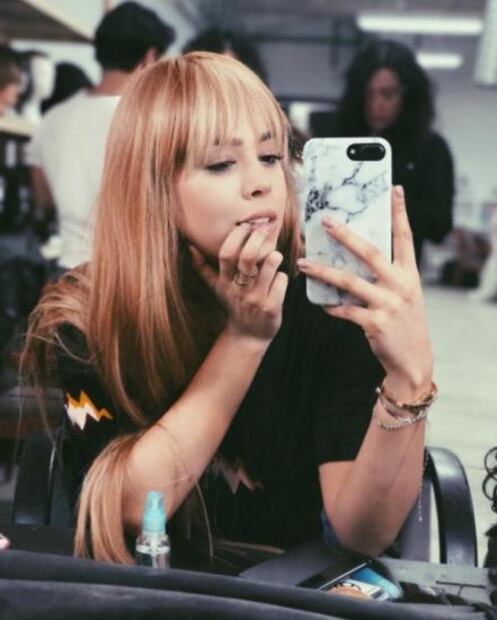 Danna Paola comparte foto y la comparan con Hannah Montana