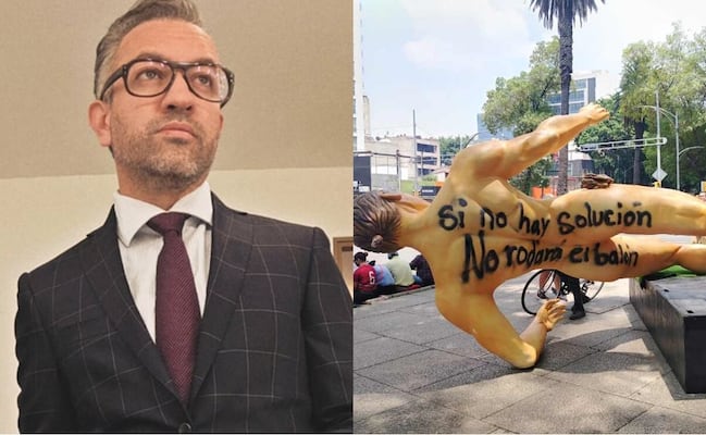 Chumel Torres reacciona a destrozos de maestros de la CNTE contra figuras de futbolistas en Reforma; esto dijo