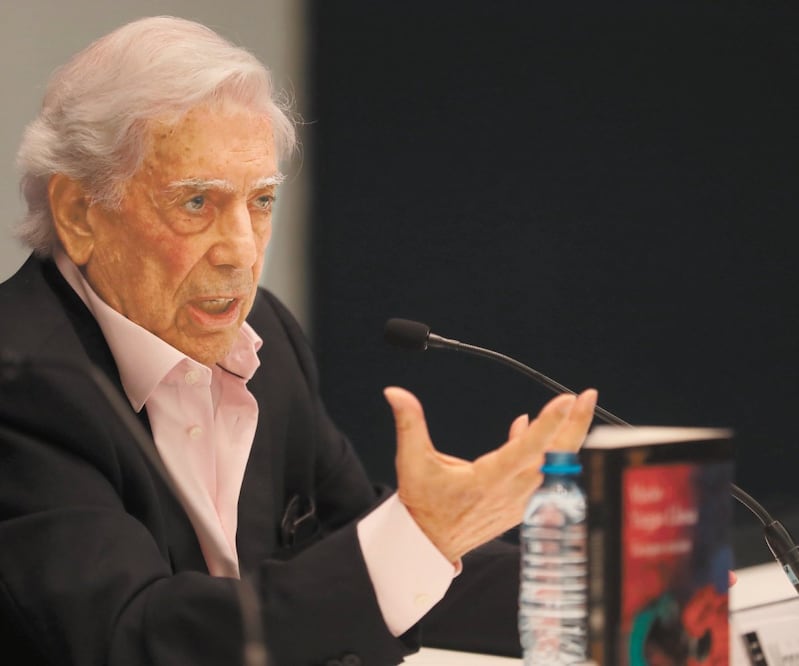 Durante su visita a la FIL, Vargas Llosa dijo que Conversación en La Catedral, es una de las obras que siente más cerca. Foto/JUAN BOITES. EL UNIVERSAL