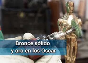 ¿De qué está hecha la estatuilla de los premios oscar?