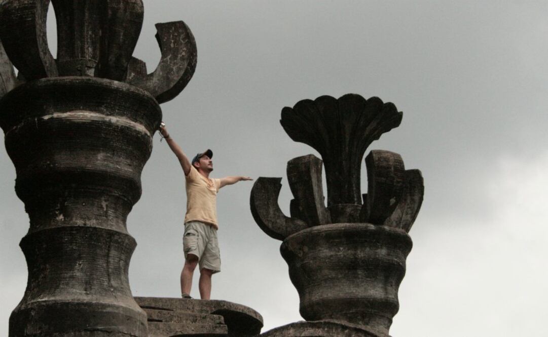 En medio del lugar hay un enorme jardín escultórico. Foto: Cortesía Casa Caracol