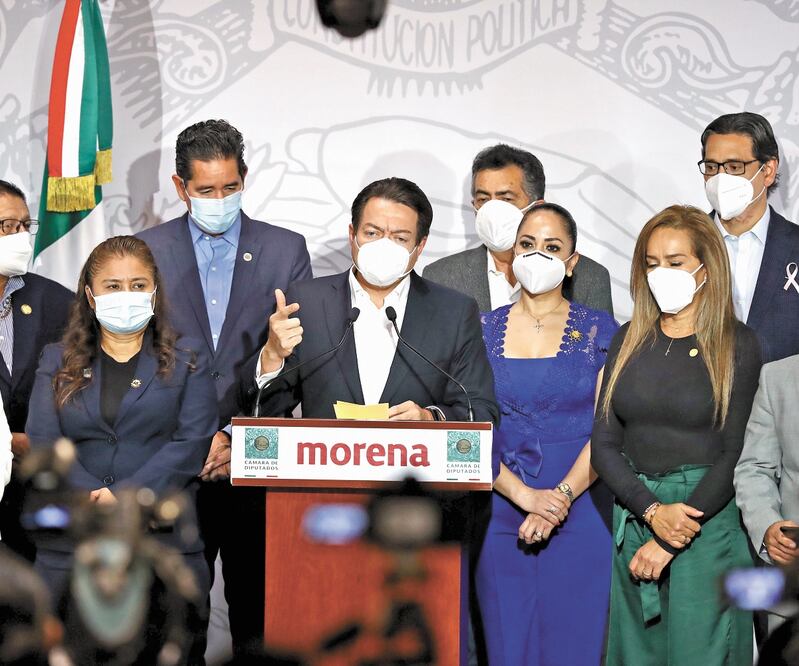 Mario Delgado dijo que la militancia trabajará unida para sacar el proyecto de nación de la 4T. FOTO: ARCHIVO EL UNIVERSAL