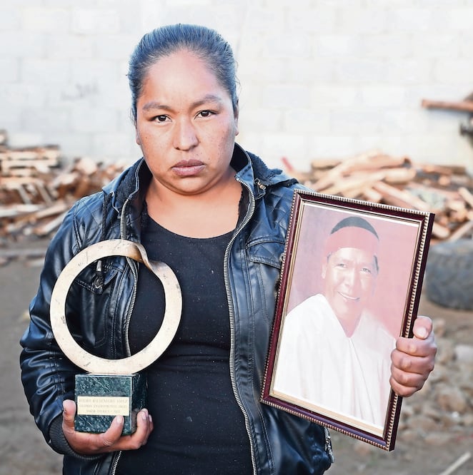 Ambientalista. Isidro Baldenegro, tarahumara que se oponía a la tala ilegal de la sierra, fue asesinado a principios de este año (ARCHIVO EL UNIVERSAL)