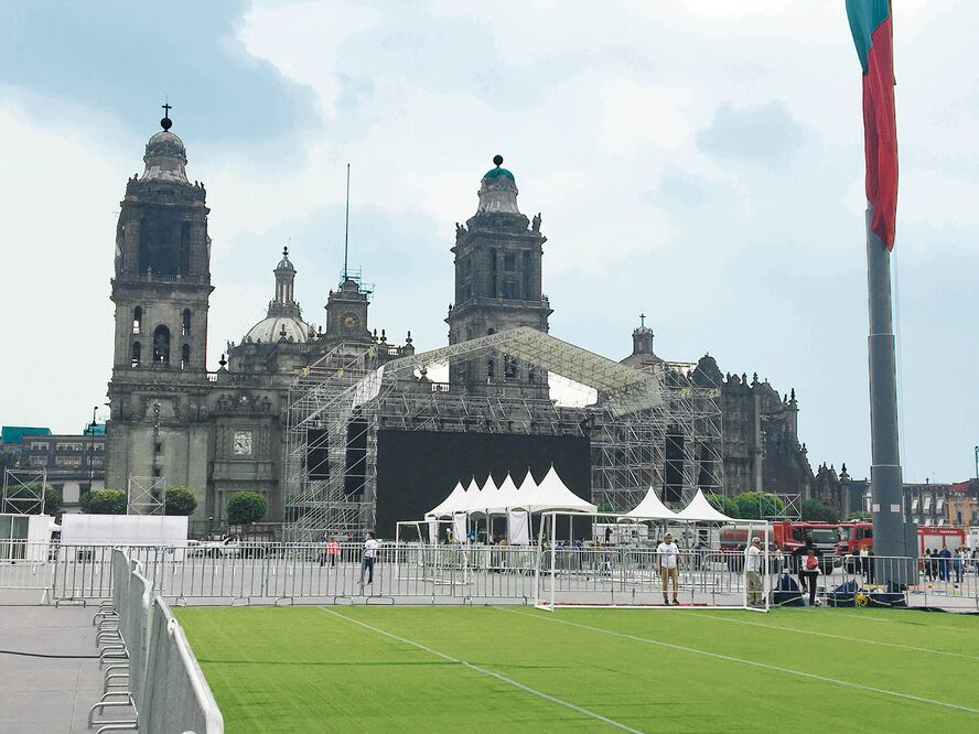 Se instalarán pantallas gigantes para ver los partidos de México y otras selección durante el Mundial (PHENÉLOPE ALDAZ. EL UNIVERSAL)