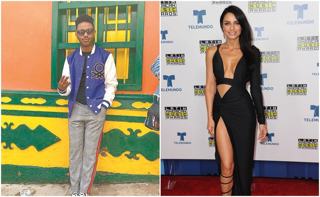 Kalimba y Aislinn Derbez. Fotos: Archivo y AP