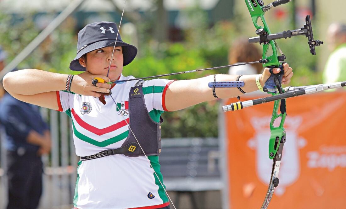 La arquera Karla Hinojosa ha tenido una trayectoria destacada y le llegó la hora de demostrar que es digna representante (ISMAEL RAMÍREZ. IMAGO7)