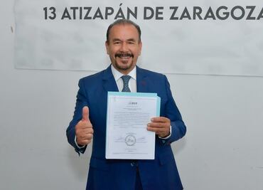Alcalde de Atizapán de Zaragoza recibió constancia de mayoría con la que logra reelegirse