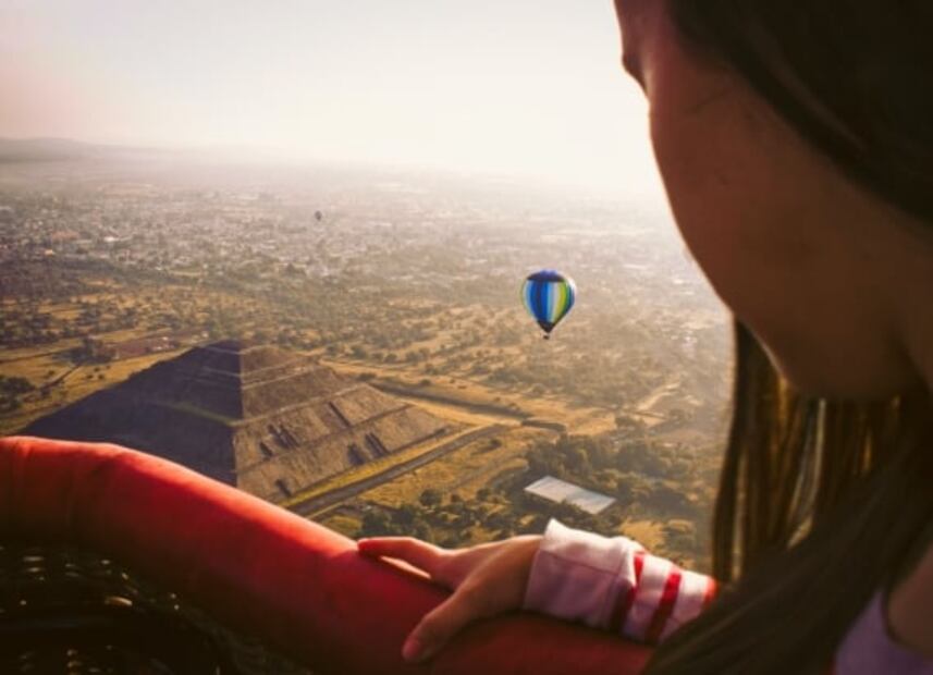 ¿Dejarán de volar globos aerostáticos en Teotihuacán?