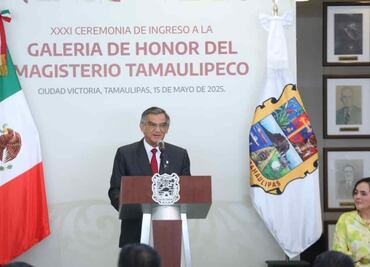 Tamaulipas rinde homenaje a docentes por el Día del Maestro; entregan reconocimientos, estímulos y medallas al mérito