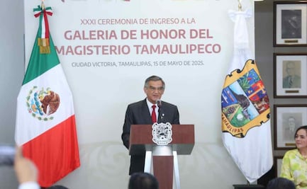 Tamaulipas rinde homenaje a docentes por el Día del Maestro; entregan reconocimientos, estímulos y medallas al mérito