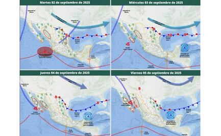 Gobierno de Sonora alerta por efectos de la Tormenta Tropical "Lorena"; habrá lluvias intensas en la entidad