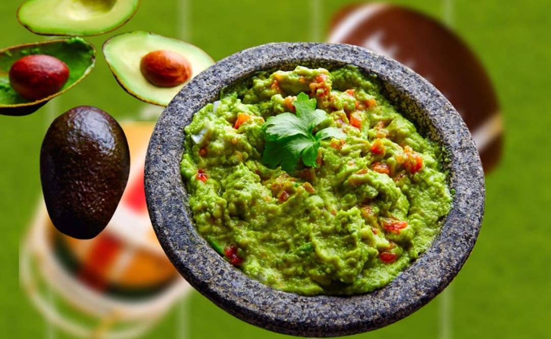 Disfruta de un delicioso guacamole para ver el Super Bowl.