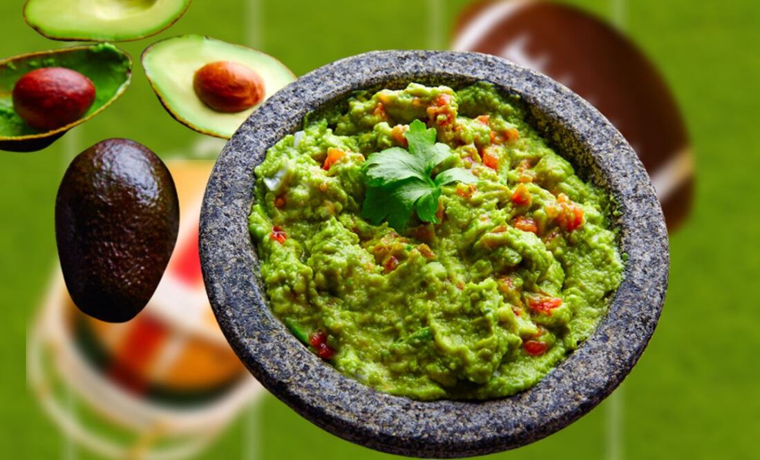 Disfruta de un delicioso guacamole para ver el Super Bowl.