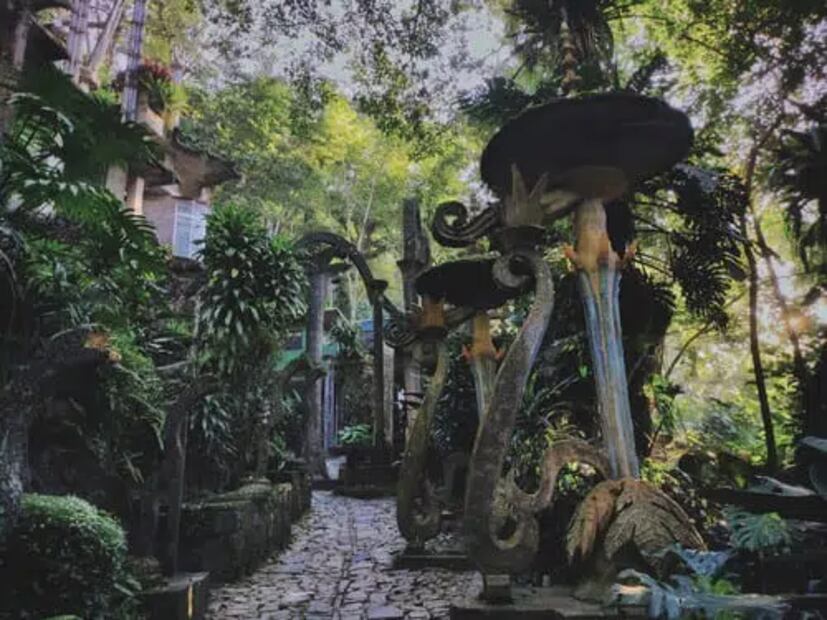 El Jardín Escultórico Edward James se ubica en el Pueblo Mágico de Xilitla. Foto: Las Pozas Edward James