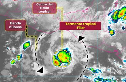Tormenta tropical “Pilar”: Hoy 2 de noviembre se esperan lluvias intensas en 3 estados