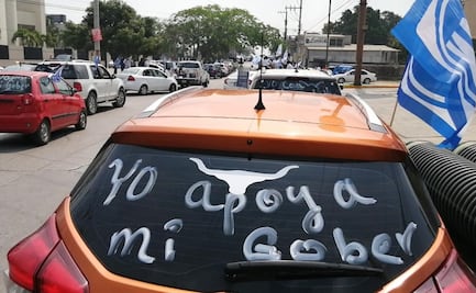 Con "Caravana de la Victoria" candidatos panistas respaldan a García Cabeza de Vaca 