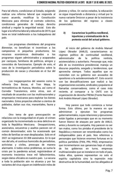 CNTE rompe con AMLO y lo llama neoliberal