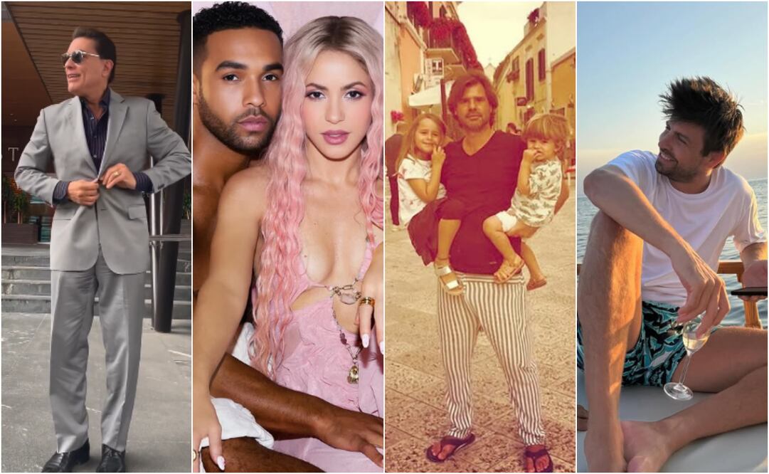 Osvaldo Rios, Lucien Laviscount, Ant de la Rua y Gerard Pique. Fotos: Instagram