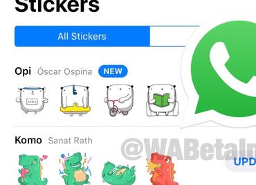 WhatsApp ya está probando stickers animados