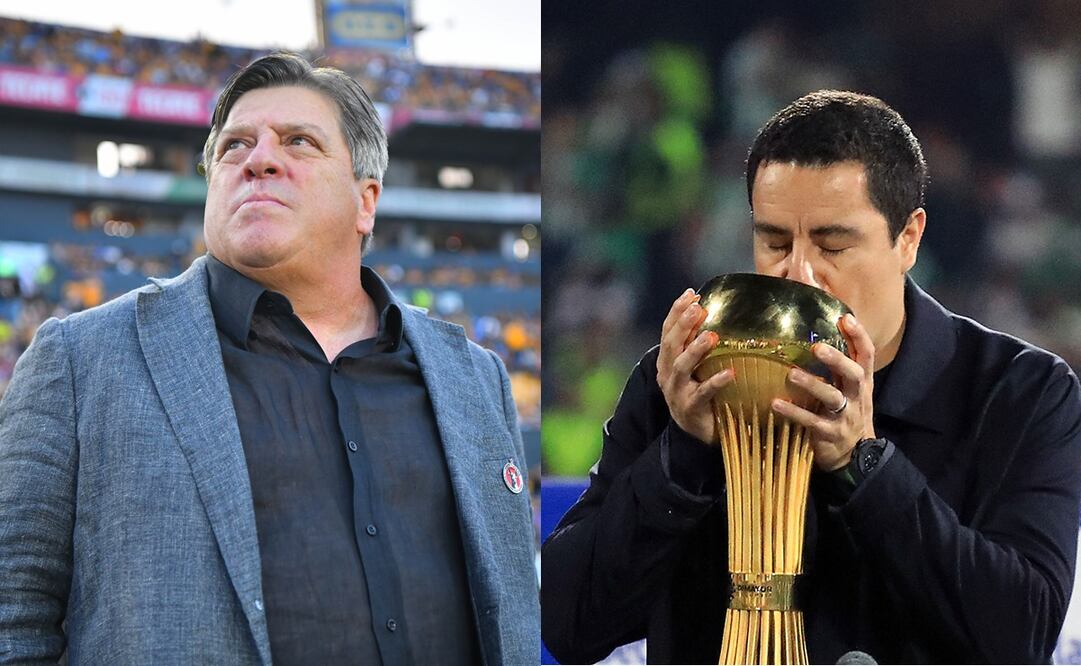 Miguel Herrera y Efraín Juárez - Foto: Imago7/AFP