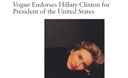 Vogue entra a la política; declara apoyo a Hillary