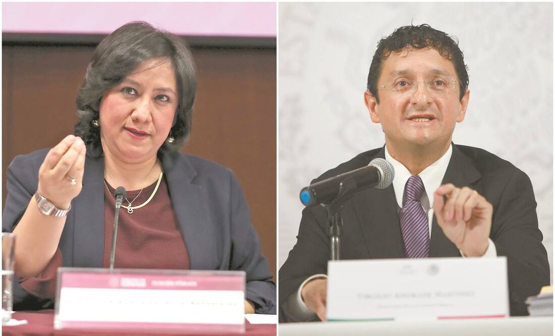 La actual secretaria de la Función Pública, Irma Eréndira Sandoval, habló de la exoneración a Manuel Bartlett el pasado 19 de diciembre. Fotos/FOTOS: ARCHIVO EL UNIVERSAL