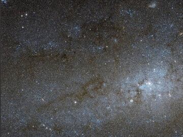 La NASA compartió la imagen del centro de una galaxia