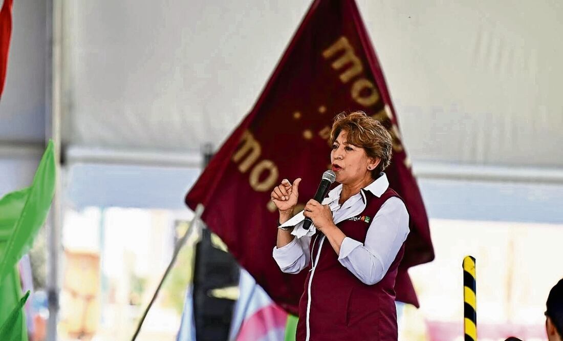 Delfina Gómez dijo que se coordinará con la Federación y la CDMX para ampliar el Metro.