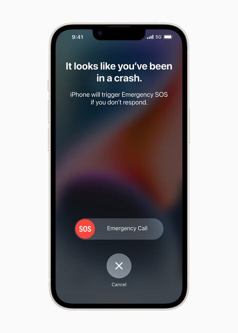 El nuevo iPhone 14 puede detectar si chocaste y avisar a los cuerpos de emergencia