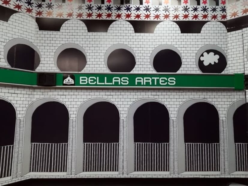 Recorre el Metro Bellas Artes para ver la expo de Pedro Friedeberg