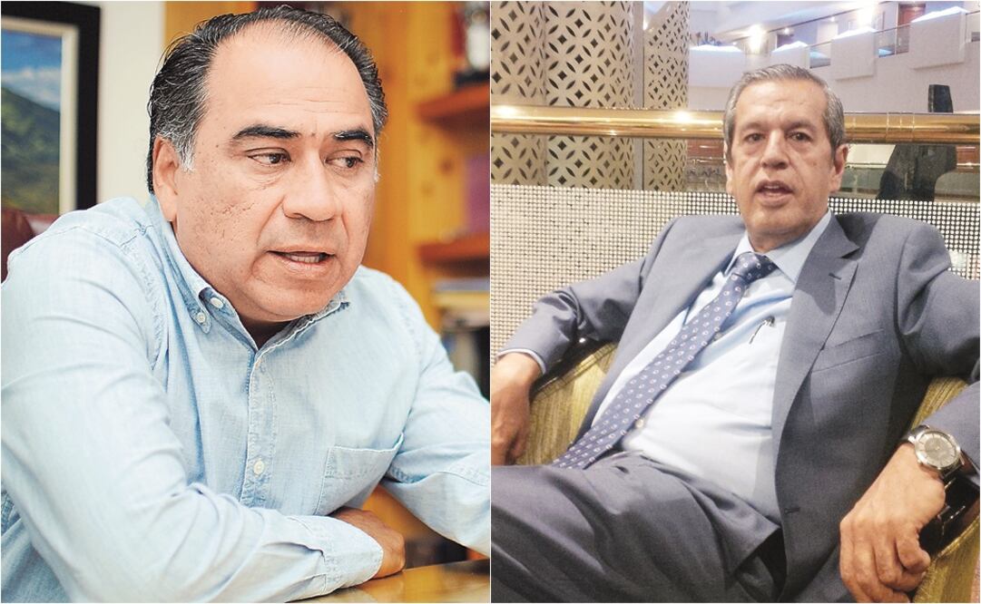 En la foto: Héctor Astudillo Flores, gobernador electo de Guerrero y Rogelio Ortega Martínez, gobernador interino de Guerrero (ESPECIAL)