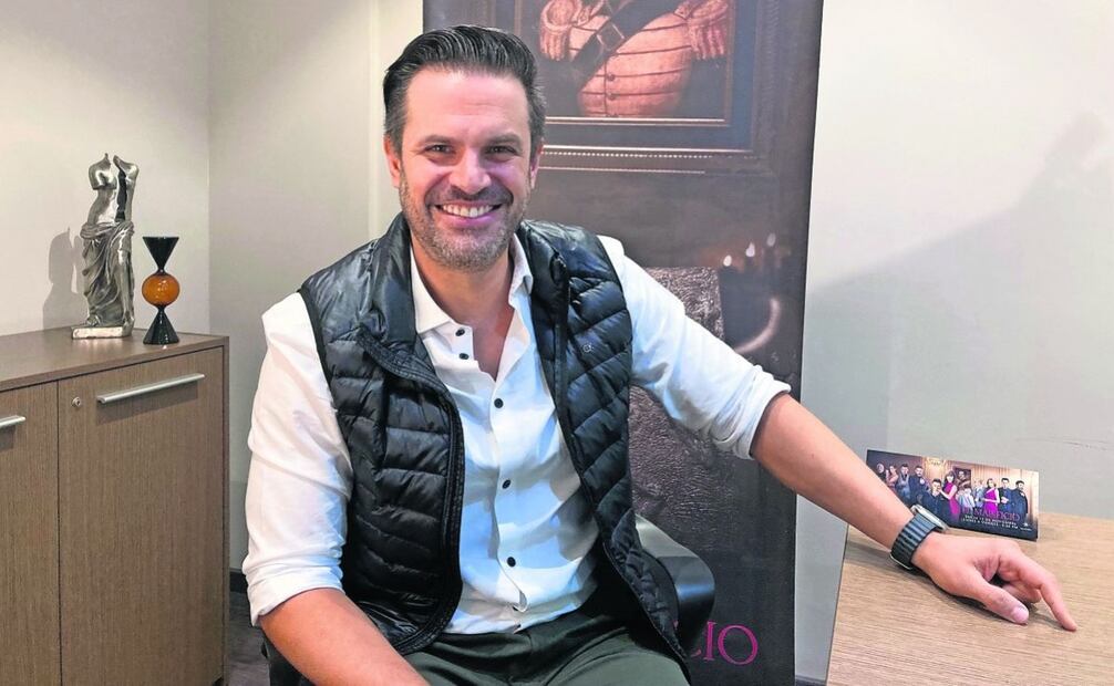 El actor interpreta a Álvaro, quien forma parte del triángulo amoroso protagónico entre los personajes de Marlene Favela y Fernando Colunga. Foto: Armando Pereda | El Universal