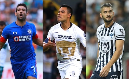 Cruz Azul, Pumas y Rayados, acechan sus mejores arranques