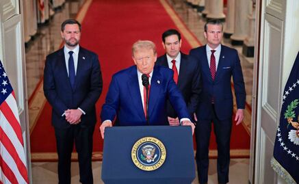 Trump asegura que Israel e Irán acordaron "cese el fuego"; si todo sale bien, "la guerra habrá terminado"