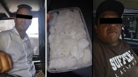 Detienen a dos sujetos con una caja llena de droga tipo cristal cerca de Tepito